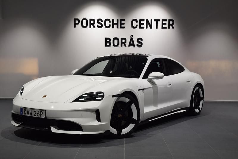 Vit Ny 2025 Porsche Taycan 4S Sedan | 1 843 800 kr - Bild 1/4