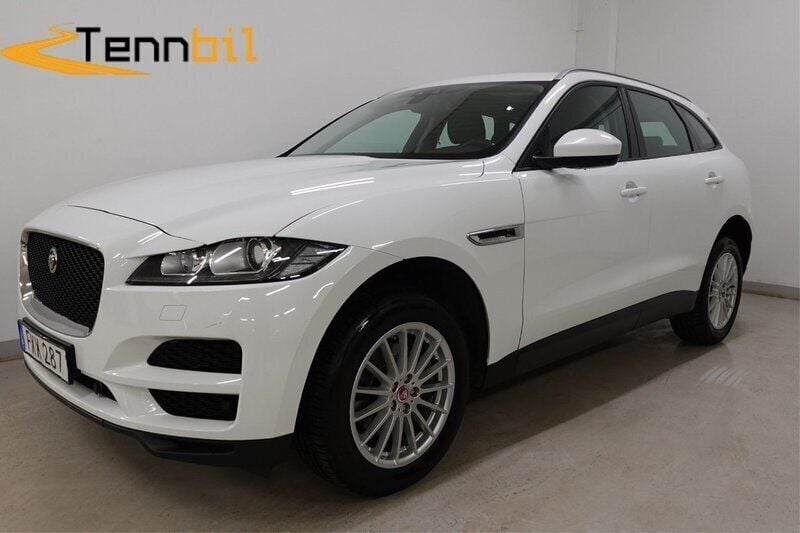 Vit Begagnad 2018 Jaguar F-Pace SUV | 199 900 kr (Marknadspris) - Bild 1/4