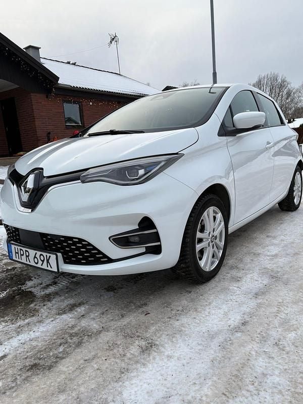 Begagnad Renault Zoe 80 kW (109 HK) 2022 Vit Halvkombi