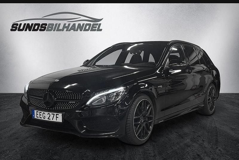 Begagnad Mercedes C43 AMG AMG 367 HK (269 kW) 2017 Svart Kombi