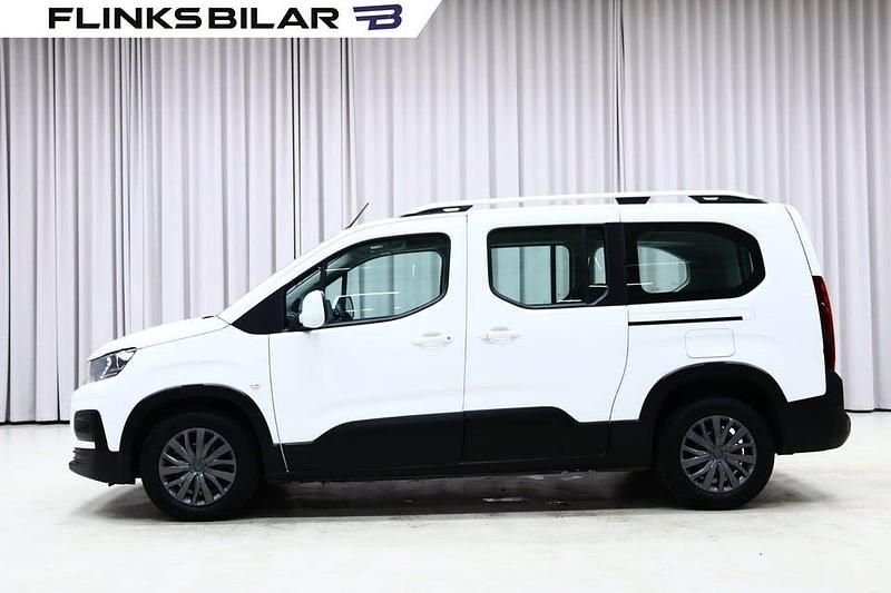 Vit Begagnad 2019 Peugeot Rifter Minibuss | 209 700 kr (Superpris) - Bild 1/4