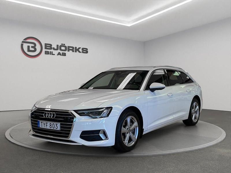 Vit Begagnad 2018 Audi A6 Sport Kombi | 238 500 kr (Dyr) - Bild 1/4