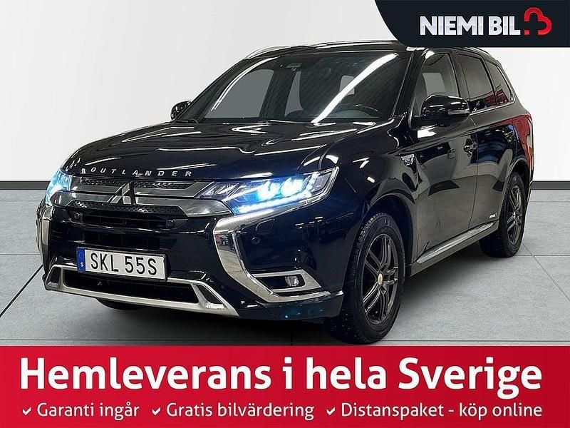 Begagnad Mitsubishi Outlander P-HEV 135 HK (99 kW) 2018 Svart SUV