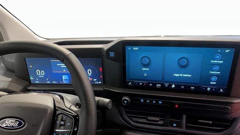 Ny Ford Transit Custom 2026 Vit Pickup