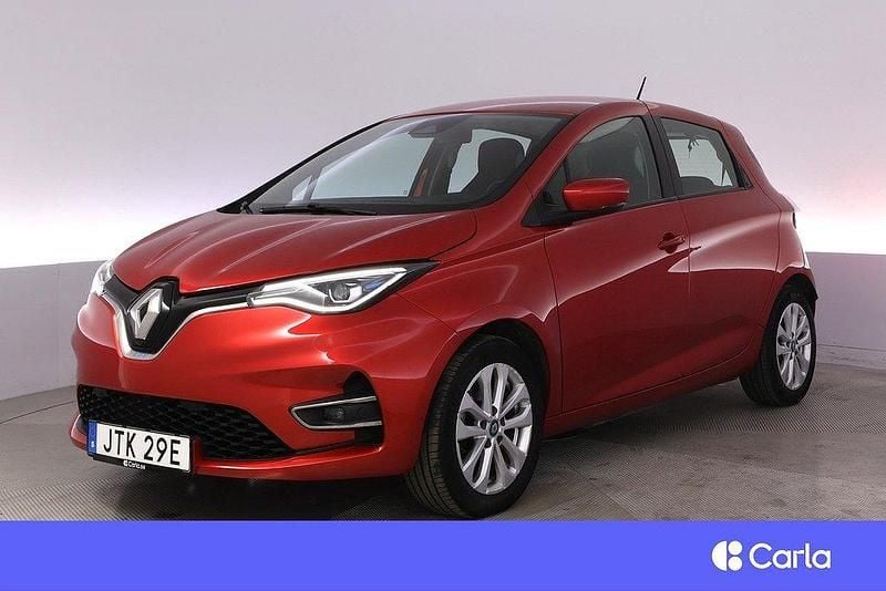 Röd Begagnad 2021 Renault Zoe Zen Halvkombi | 168 900 kr (Dyr) - Bild 1/4
