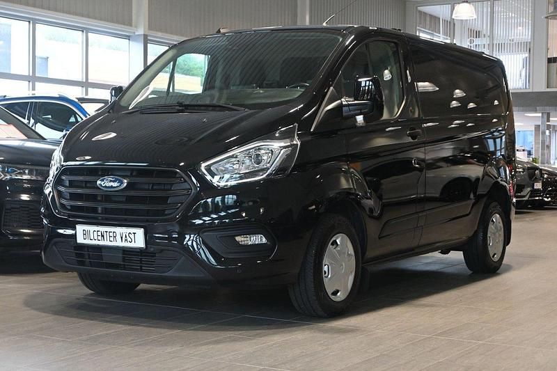 Svart Begagnad 2021 Ford Transit Custom Van | 209 000 kr (Marknadspris) - Bild 1/4