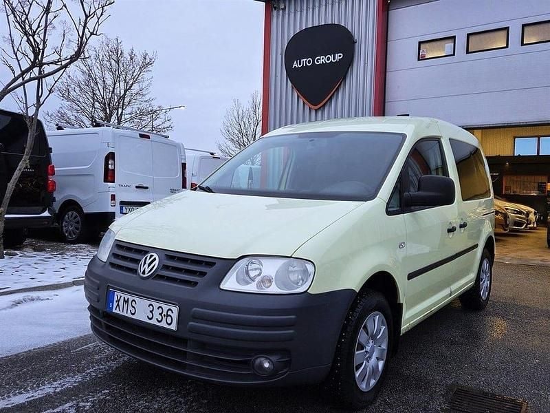 Begagnad VW Caddy 102 HK (75 kW) 2007 Grön Minibuss