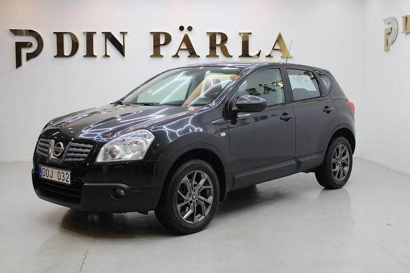 Svart Begagnad 2008 Nissan Qashqai SUV | 49 900 kr (Marknadspris) - Bild 1/4
