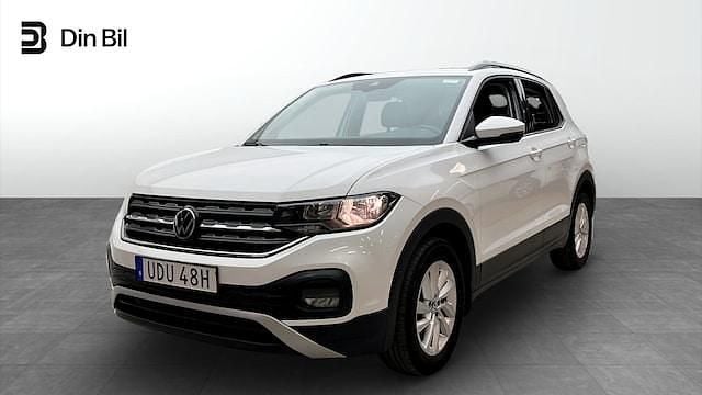Vit (pure white) Begagnad 2022 VW T-Cross Life SUV | 179 900 kr (Marknadspris) - Bild 1/4