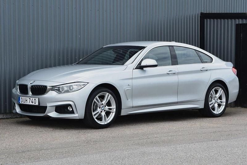 Silver Begagnad 2014 BMW 420 Gran Coupé M Sport Sportkupé | 169 900 kr (Bra pris) - Bild 1/4