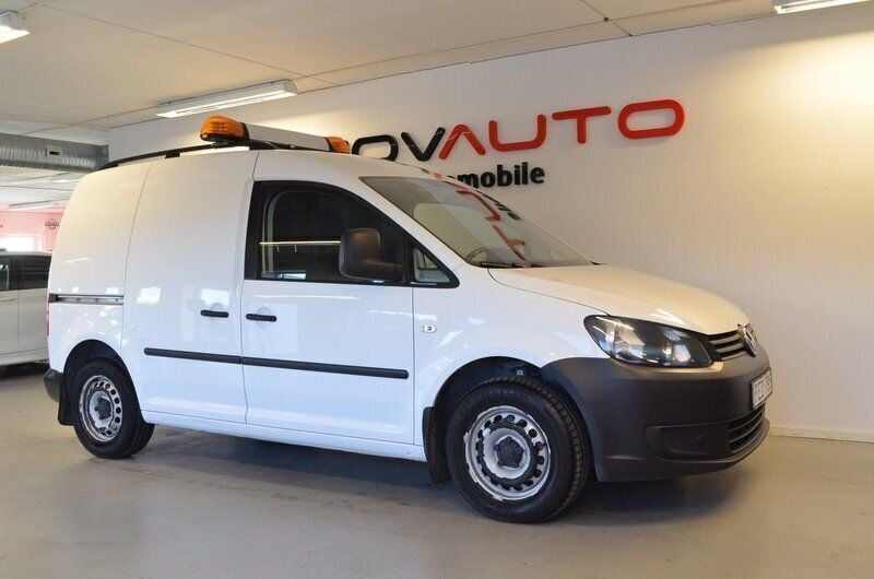 Vit Begagnad 2014 VW Caddy Minibuss | 119 000 kr (Dyr) - Bild 1/4