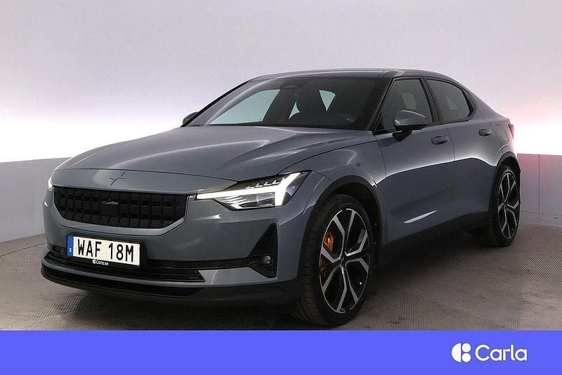 Grå Begagnad 2022 Polestar 2 Performance Sedan | 436 900 kr (Bra pris) - Bild 1/4