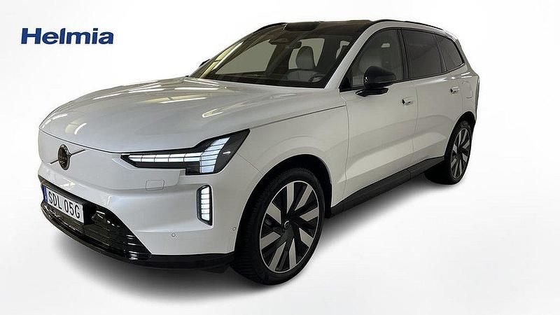 Vit Ny 2025 Volvo EX90 Performance SUV | 1 208 300 kr (Dyr) - Bild 1/4