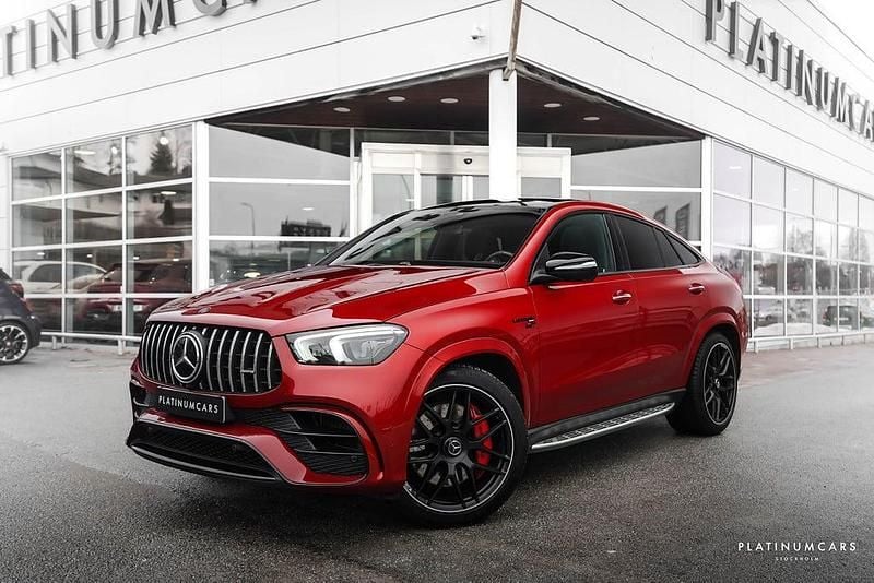 Begagnad Mercedes GLE63 AMG AMG 785 HK (577 kW) 2021 Hyacinth röd Sportkupé
