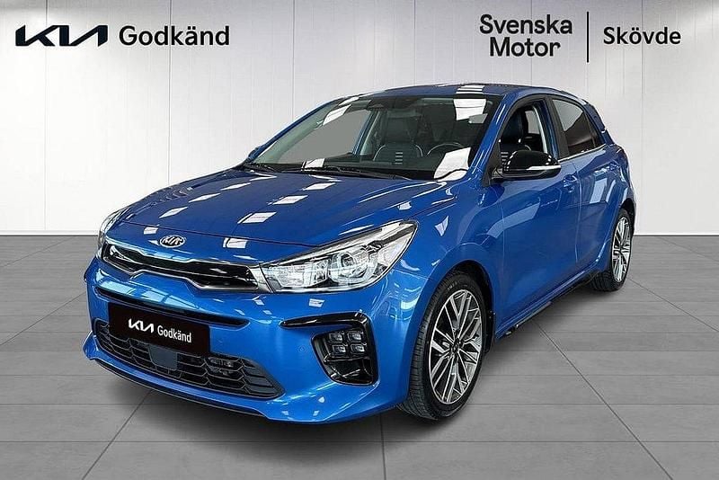 Blå Begagnad 2020 Kia Rio GT-Line Halvkombi | 189 200 kr (Marknadspris) - Bild 1/4