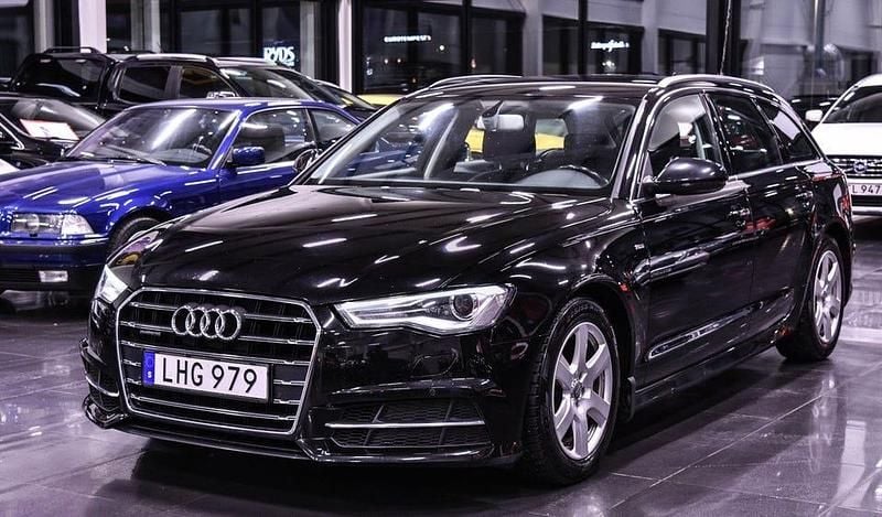 Svart Begagnad 2016 Audi A6 S-Line Kombi | 179 900 kr (Marknadspris) - Bild 1/4