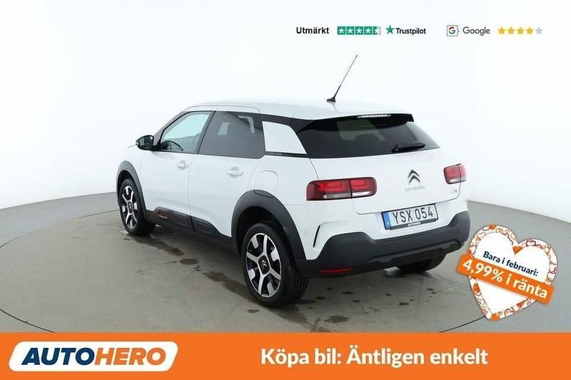Begagnad Citroën C4 Cactus PureTech 112 HK (82 kW) 2018 Vit Halvkombi
