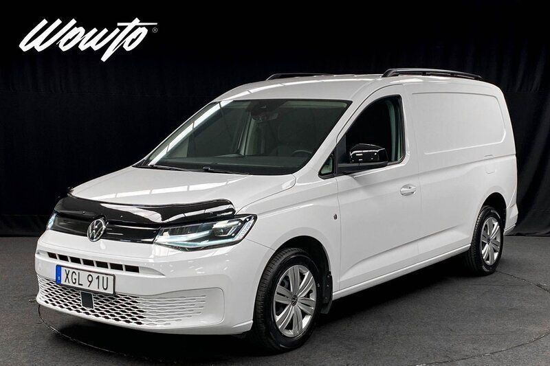 Vit Begagnad 2022 VW Caddy Maxi Minibuss | 269 800 kr (Marknadspris) - Bild 1/3