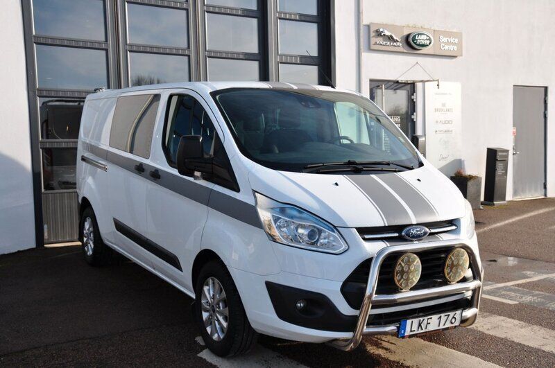 Vit Begagnad 2016 Ford Transit Custom Van | 169 000 kr - Bild 1/4