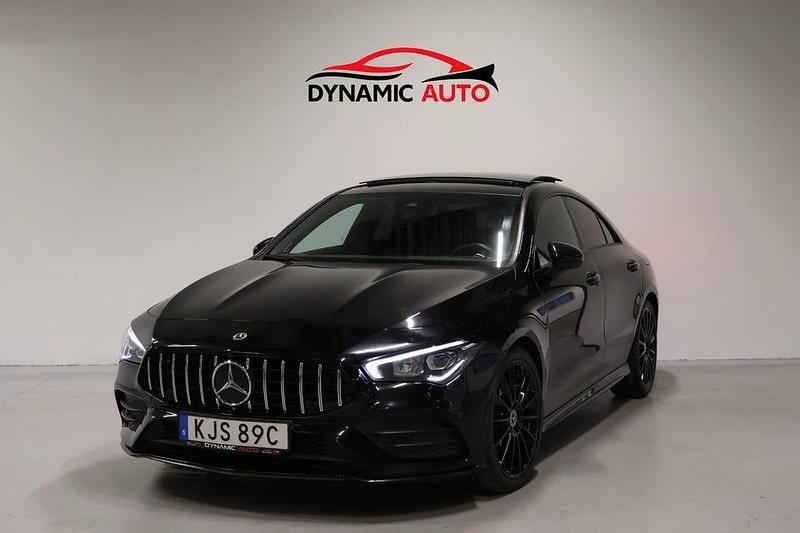Svart Begagnad 2020 Mercedes CLA200 AMG Sportkupé | 324 900 kr (Marknadspris) - Bild 1/4