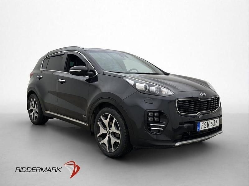 Begagnad Kia Sportage GT-Line 185 HK (136 kW) 2017 Svart SUV