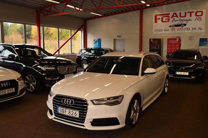 Vit Begagnad 2018 Audi A6 Kombi | 174 900 kr (Superpris) - Bild 1/4
