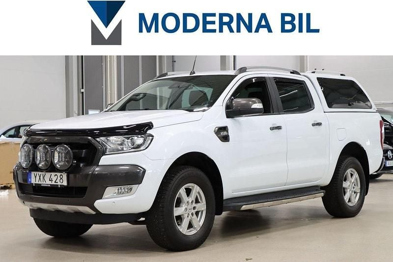 Vit Begagnad 2018 Ford Ranger Pickup | 224 900 kr (Bra pris) - Bild 1/4