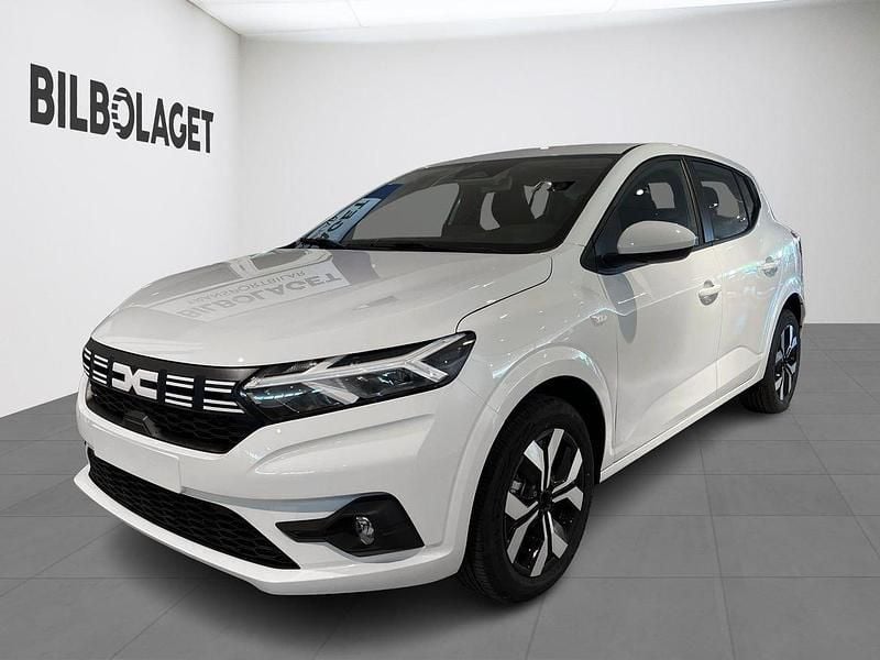 Vit Ny 2025 Dacia Sandero Expression Halvkombi | 223 900 kr (Marknadspris) - Bild 1/4
