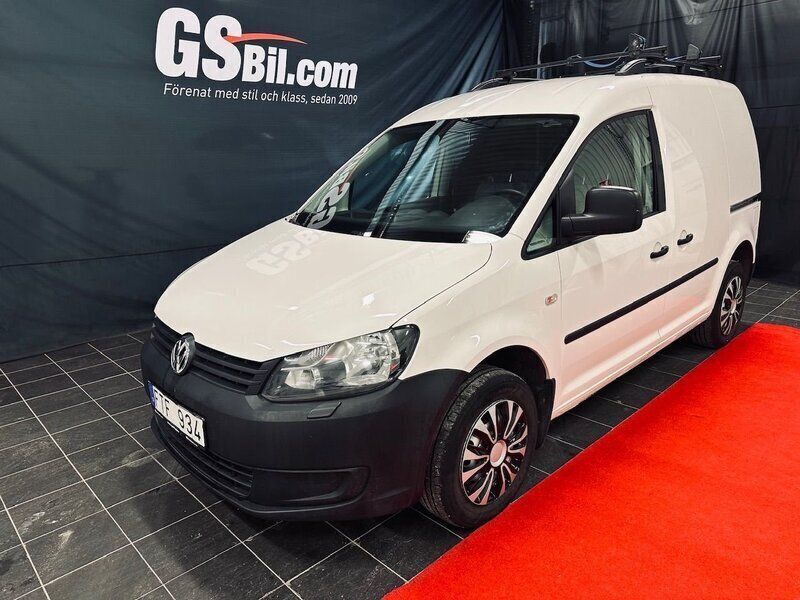 Vit Begagnad 2012 VW Caddy Minibuss | 109 900 kr (Dyr) - Bild 1/4
