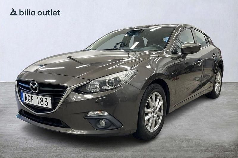 Brun Begagnad 2014 Mazda 3 Inclusive Halvkombi | 89 900 kr (Bra pris) - Bild 1/3