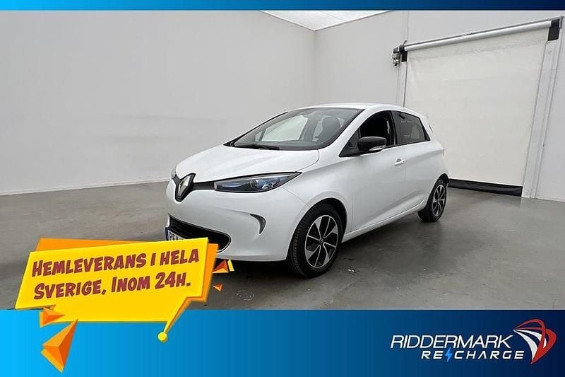 Vit Begagnad 2018 Renault Zoe Intens Halvkombi | 79 800 kr (Marknadspris) - Bild 1/3