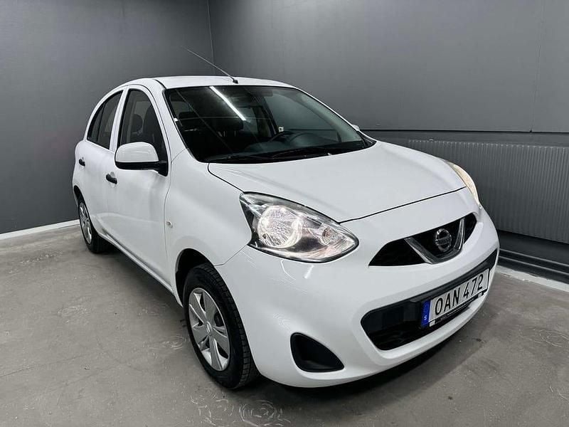 Vit Begagnad 2016 Nissan Micra | 59 900 kr (Marknadspris) - Bild 1/4