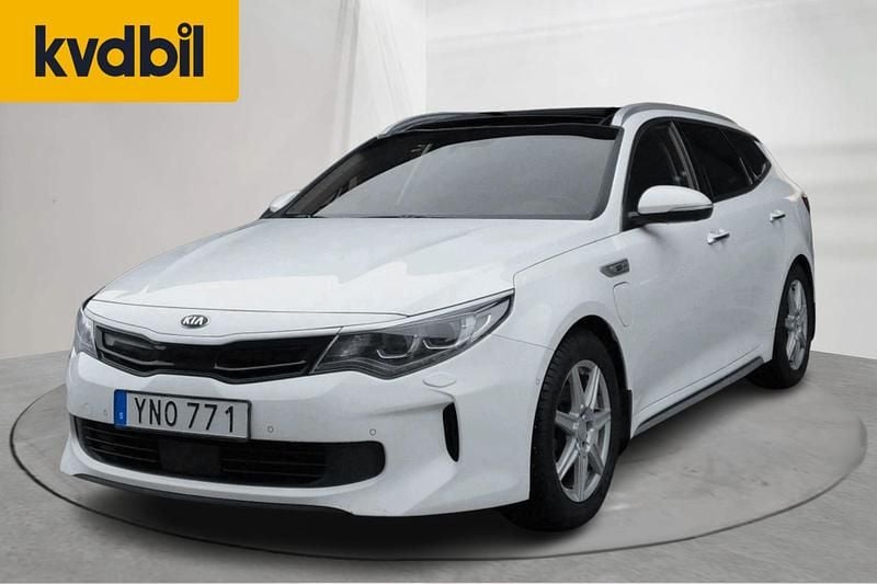 Begagnad Kia Optima Advance 205 HK (150 kW) 2018 Vit Kombi