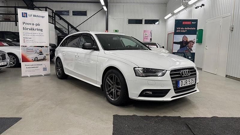 Vit Begagnad 2014 Audi A4 Comfort Kombi | 114 900 kr (Marknadspris) - Bild 1/4