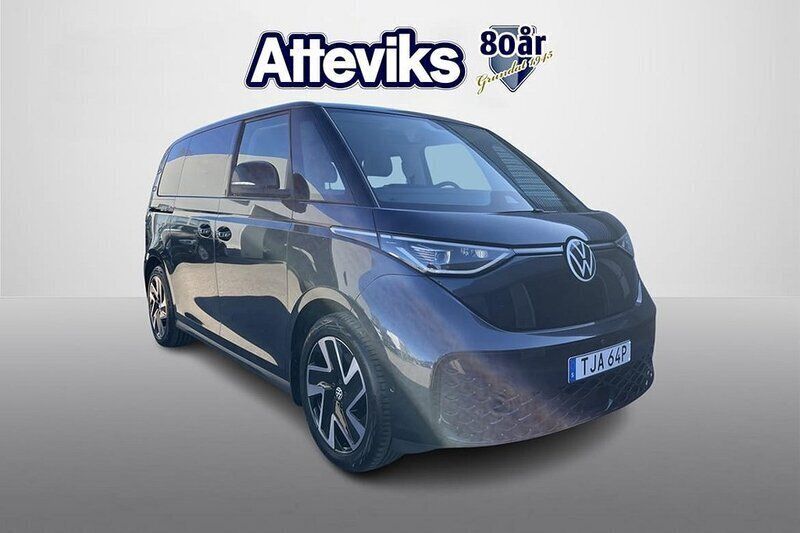 Mörkblå Begagnad 2023 VW ID. Buzz Pro Van | 569 000 kr (Lite dyr) - Bild 1/4