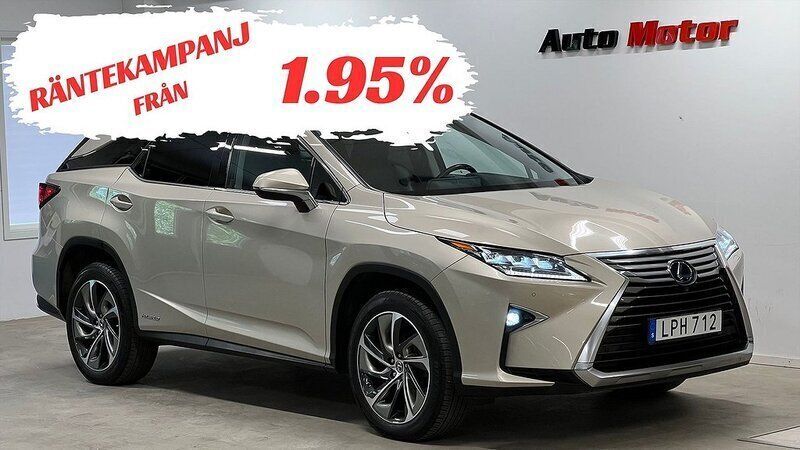 Ljusbrun Begagnad 2018 Lexus RX450h Luxury Line SUV | 429 900 kr - Bild 1/3