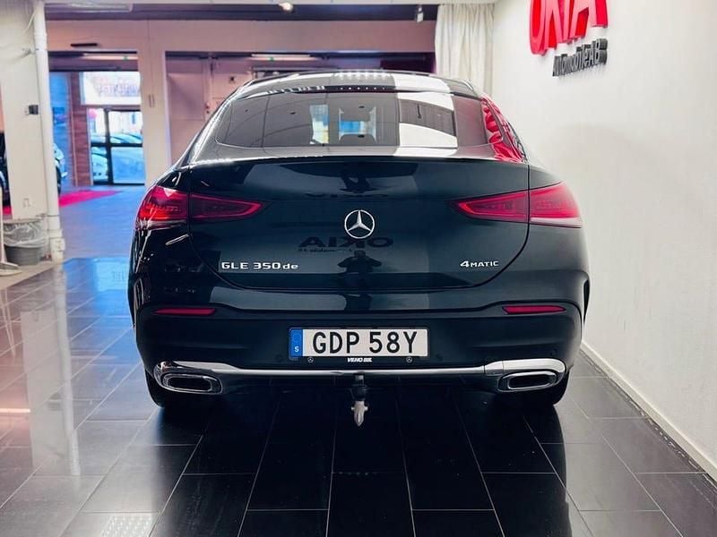 Begagnad Mercedes GLE350 AMG line 320 HK (235 kW) 2022 Grön Sportkupé
