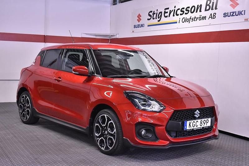 Begagnad Suzuki Swift Sport 129 HK (94 kW) 2020 Röd Halvkombi