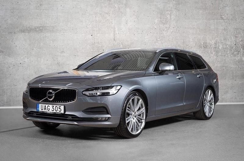 Grå Begagnad 2018 Volvo V90 Kombi | 185 000 kr (Marknadspris) - Bild 1/4