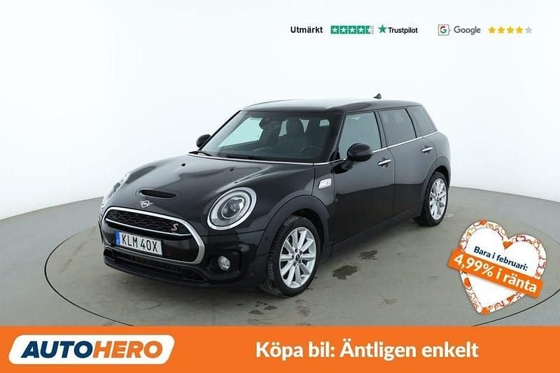 Svart Begagnad 2019 Mini Cooper S Clubman Salt Kombi | 209 000 kr (Marknadspris) - Bild 1/4