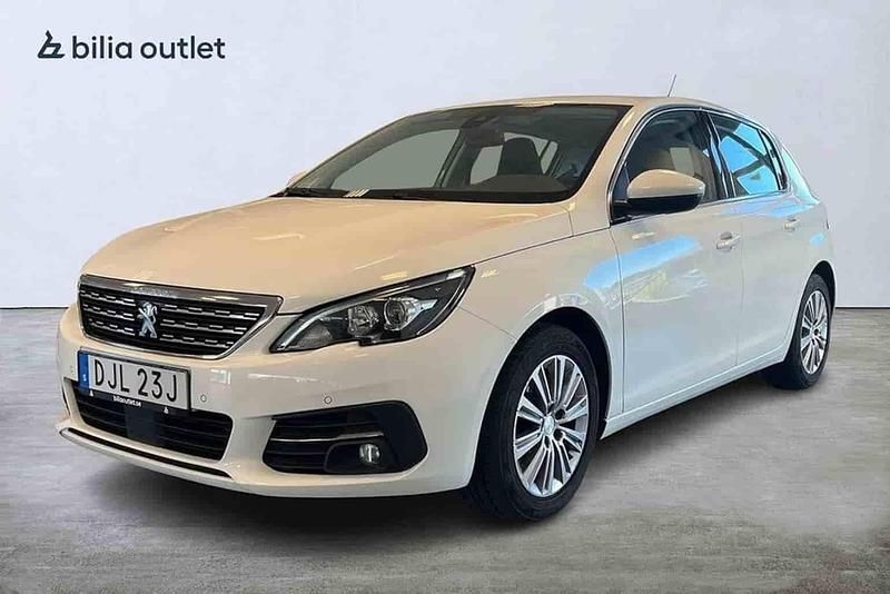 Vit Begagnad 2019 Peugeot 308 Halvkombi | 139 900 kr (Marknadspris) - Bild 1/1