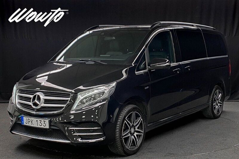 Svart Begagnad 2017 Mercedes V250 Avantgarde Minibuss | 579 800 kr (Dyr) - Bild 1/3