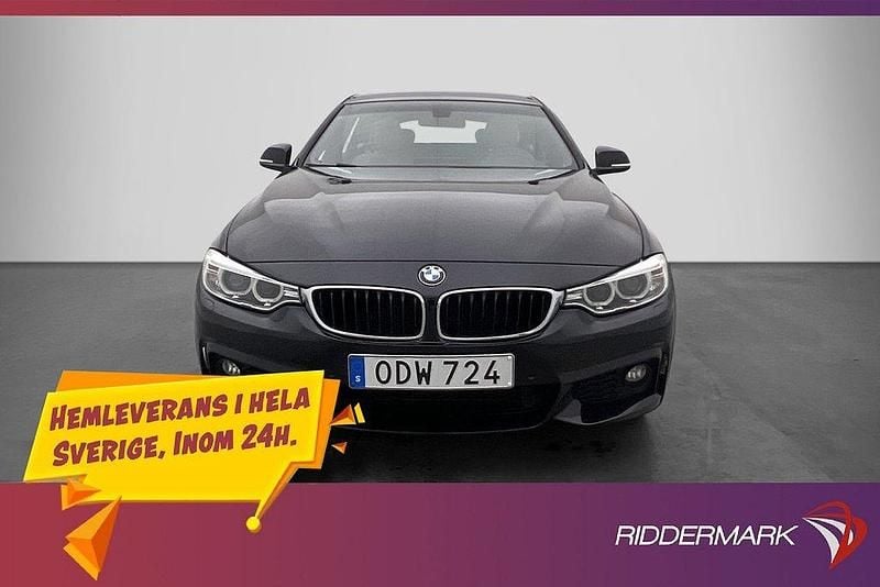Svart Begagnad 2016 BMW 430 Gran Coupé M Sport Sportkupé | 274 800 kr (Marknadspris) - Bild 1/3