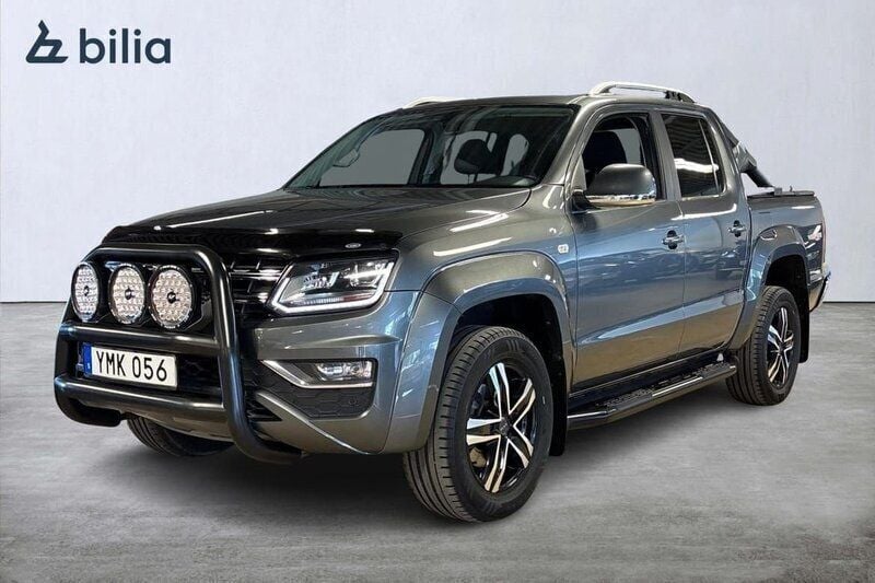 Grå Begagnad 2017 VW Amarok Highline Pickup | 289 000 kr (Superpris) - Bild 1/4
