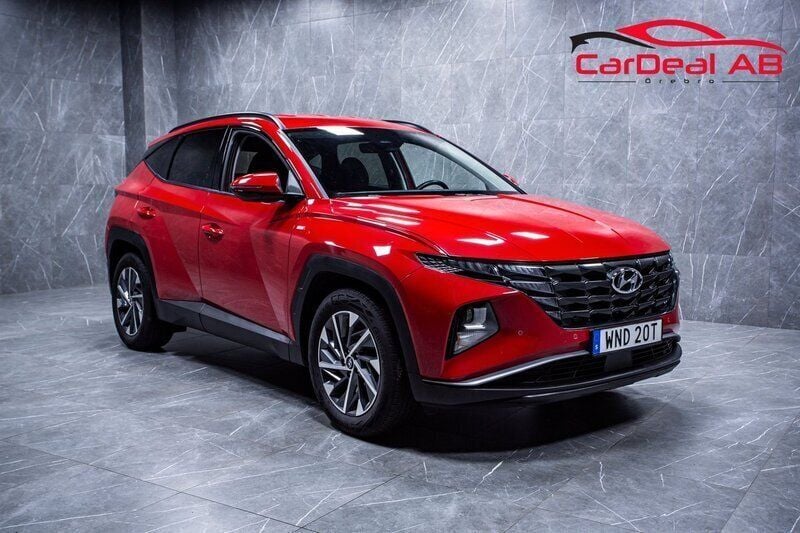 Röd Begagnad 2023 Hyundai Tucson Essential SUV | 289 800 kr (Superpris) - Bild 1/4