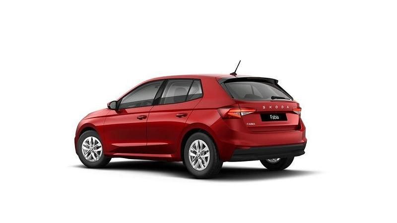 Ny Skoda Fabia 116 HK (85 kW) 2025 Röd Halvkombi