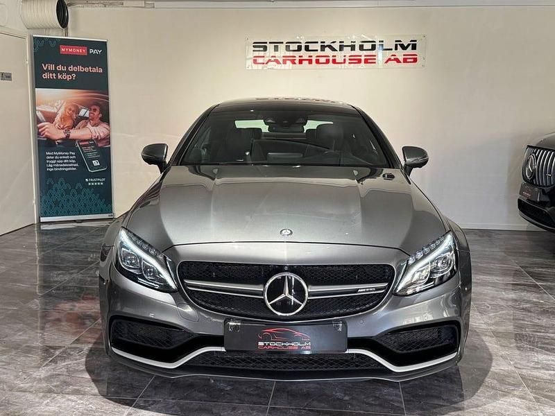 Begagnad Mercedes C63S AMG AMG 510 HK (375 kW) 2016 Grå Sportkupé