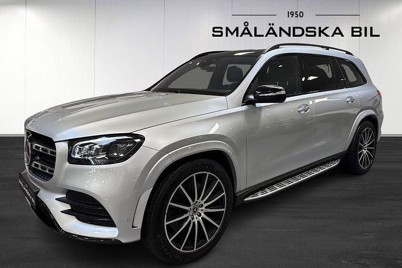 Silver Begagnad 2021 Mercedes GLS400 AMG line SUV | 739 000 kr (Bra pris) - Bild 1/4