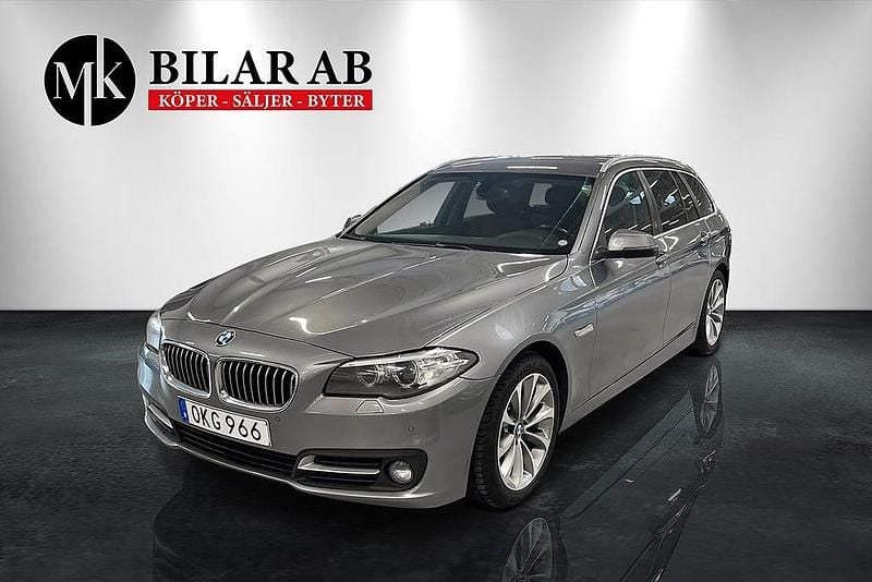 Grå Begagnad 2016 BMW 520 Kombi | 144 900 kr (Lite dyr) - Bild 1/4