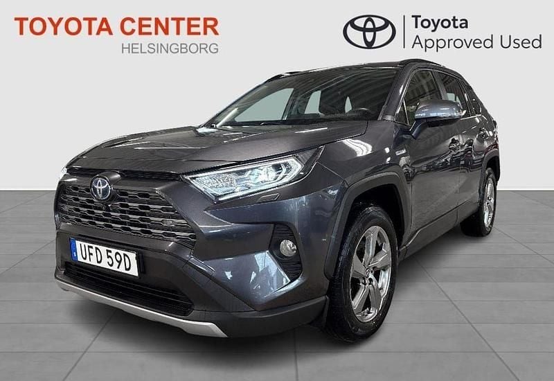 Mörkgrå Begagnad 2020 Toyota RAV4 Hybrid Executive SUV | 379 900 kr (Dyr) - Bild 1/4